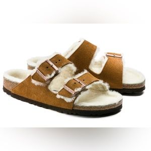 Birkenstock Arizona Shearling Sandals